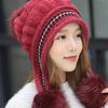 Soft Textured Ear Warmer Hat Triple Pompoms Accents For Women Stylish Winter Outfits Daily Activities