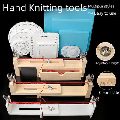 Hand-Woven Wooden Bracelet & Necklace Braiding Tool