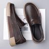 Genuine Leather Men Shoes Luxury Brand Business Formal Casual Mens New Loafers Moccasins Soft Breathable Slip On Boat Shoes High