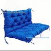 Waterproof Ergonomic Outdoor Bench Cushion: Thick, Breathable Lounger Mat for Rocking Chairs and Courtyards