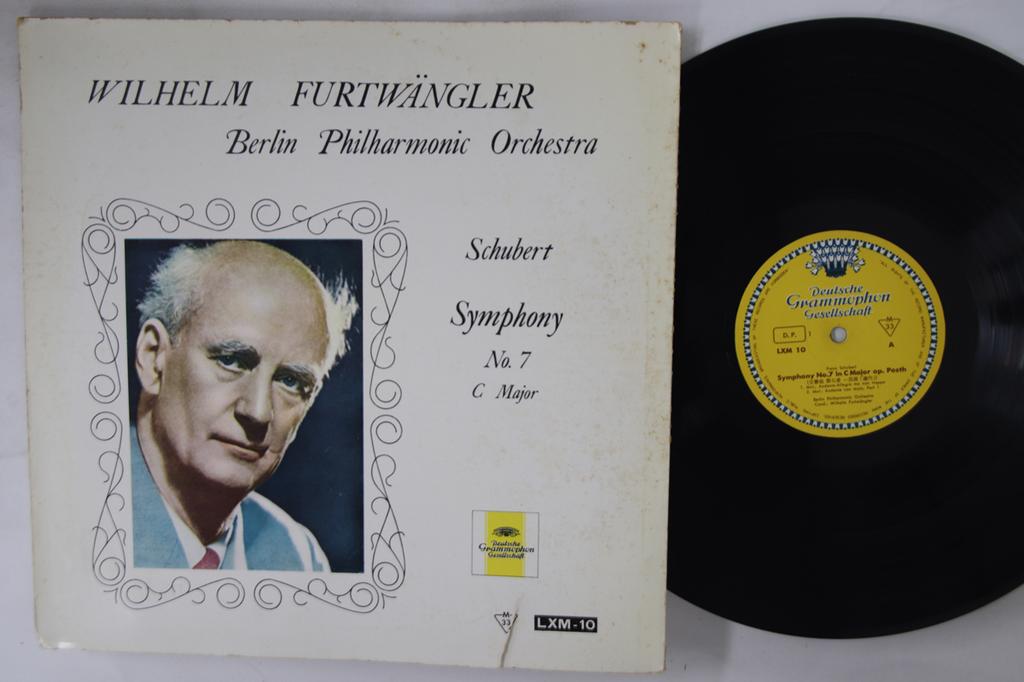 LP Record WILHELM FURTWANGLER, BERLIN PHILHAR - Schubert: Symphony No. 8(9) In C Ma LXM10 DEUTSCHE GRAMMO - Japan Classical Used