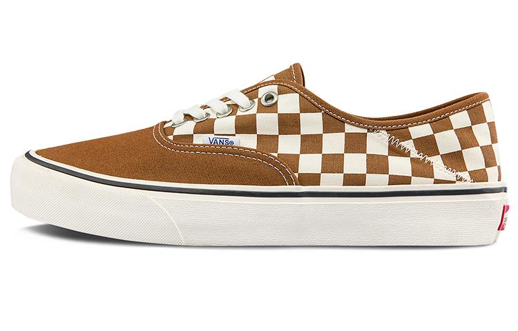 Vans Authentic Низкие Повседневные Кеды для Скейтбординга Унисекс Коричневый Белый VN0A5HYPAXS 40