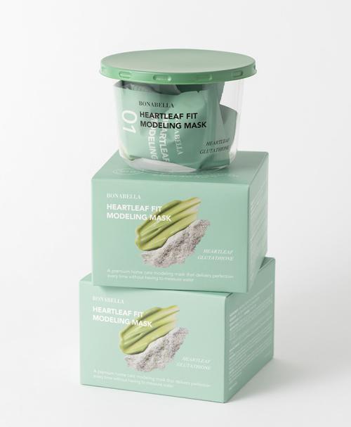 Bonabella Houttuynia Cordata Fit Modeling Mask Pack [Original/Refill] Original + Refill (Total 5 Uses)