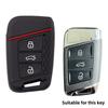 Silicone Cover For Vw Volkswagen Magotan Magotan Gte Passat B7 B8 Cc Arteon Skoda Fabia Superb A7 Kodiaq Seat Car Key Case Fob