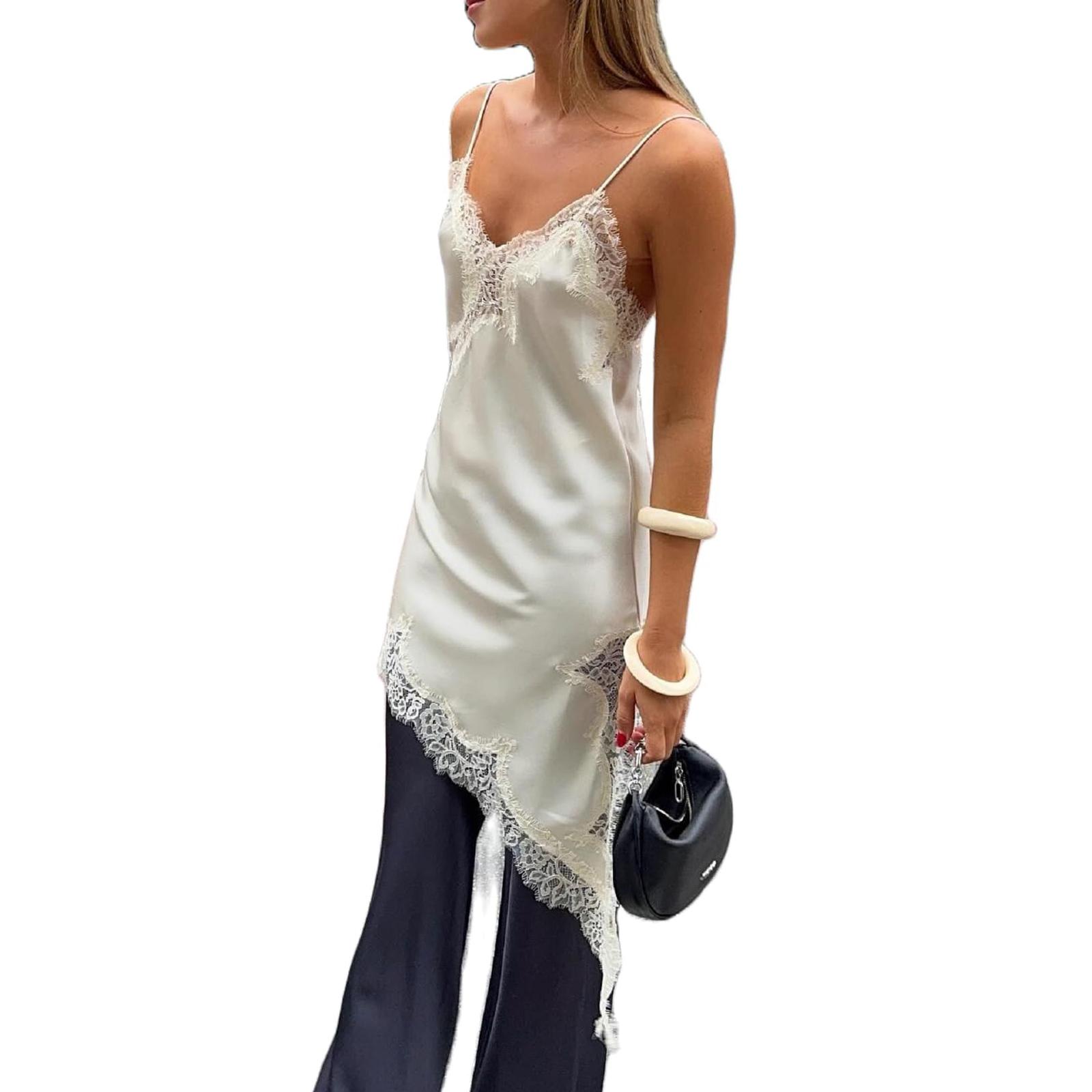 Женская модная свободная футболка Топ для женщин S белый 2500₽