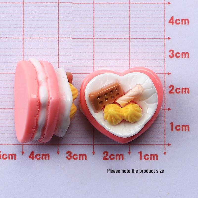 3D Fruit Cake DIY Cream Glue Resin Accessories for Phone Cases & Fridge Magnets