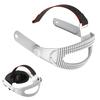 SHEAWA Head Strap/Headband for Meta Quest 3S/3 - VR Use While Lying Down - Breathable, Comfortable, Flexible, Weight-Reducing, Pressure-Relieving,