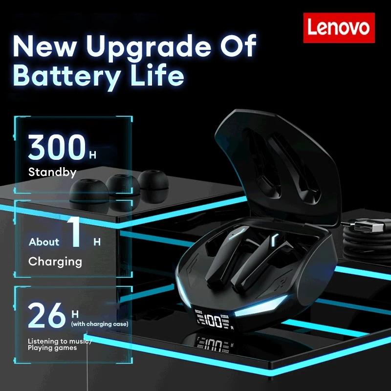 2025 New Lenovo XT53 Wireless Bluetooth Earphones Low Latency Gaming Headphones HIFI Quality Sound HD Voice Noise Cancelling Earbuds