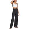 Adidas Womens Essentials Wide Rib Pants Black Women Streetwear JD1499