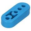 12mm Muffler Hanger Exhaust Pipe 4 Holes Adjustable Polyurethane Buffer Shockproof UniversalBlue