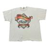 Vintage T-shirt Graphic Print 90s Fruit Of The Loom Beige Mens