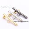 Metal High-Leg Buckle Decorative Alloy Suit Button with Hand-Sewn Design