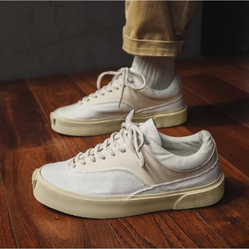 Frühling Herbst Neue Herrenschuhe Studenten Low-Top Canvas Freizeit Sport Dicksohlige Erhöhung Trend Board Schuhe M1211