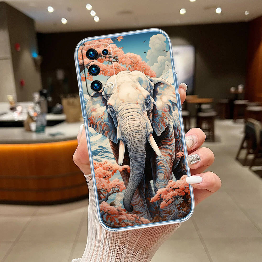 Tier Elefant Handyhülle für Motorola G14 G15 G24 G30 G31 G32 G34 G41 G42 G51 G52 G50 G60S G60 G62 G72 G71 G73 G84 G85 G200 E32