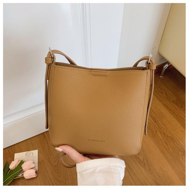 Tasche Damen Frühling und Sommer 2025 neu Litschi-Muster große Kapazität Kinder- und Mutter-Eimer-Tasche modisch vielseitig Einzel Schulter Crossbody
