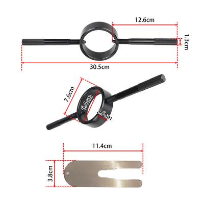 Kit d'outil compresseur de ressort de fourche de moto Fonctionne avec la plupart des fourches inversées de moto de route