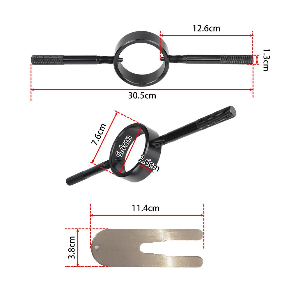 Motorcycle Fork Spring Compressor Tool Kit Works With Most Upside Down Sreetbike Forks
