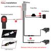 12V 1.6M/2.2M Motorcycle Wiring Relay Harness Switch For LED Spotlight Fog Light With Fuse Electric On Off Switch Cable 2 Wires