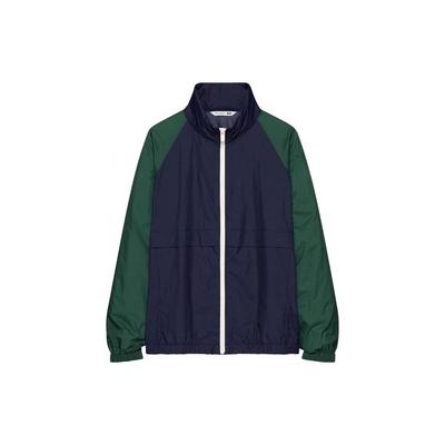 Jw Anderson Spolupráce Ss23 Jaro Léto Kolekce Designerů Color Block Bunda s kapucí a dlouhým rukávem Pánské bundy Námořnická modř 453864-69