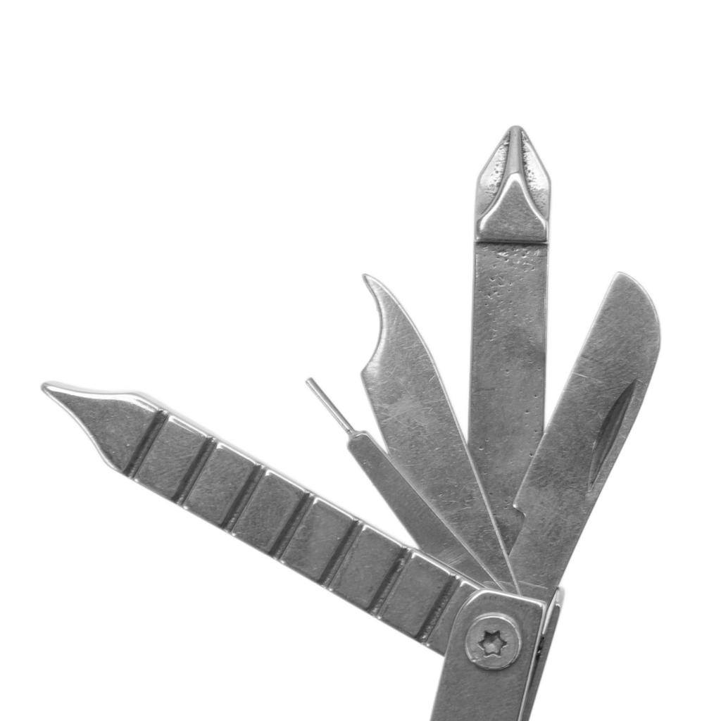 Bike Multitool Stainless Steel Bicycle Multi Tool Kit Outdoor Multifunctional Screwdriver Nail File Mini Knife Phone Holder Set with Key Ring