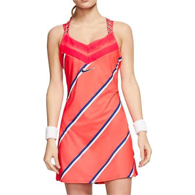 Logo Print Tennis Badminton Sports Dress Women Dresses Orange Red CI9227-644
