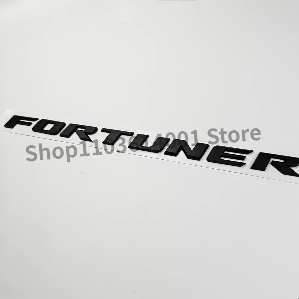 1pc 3D ABS  FORTUNER Letters Emblem Stickers for Toyota Fortuner Car Front Hood Bonnet Grill Trunk Badge Car Accessories