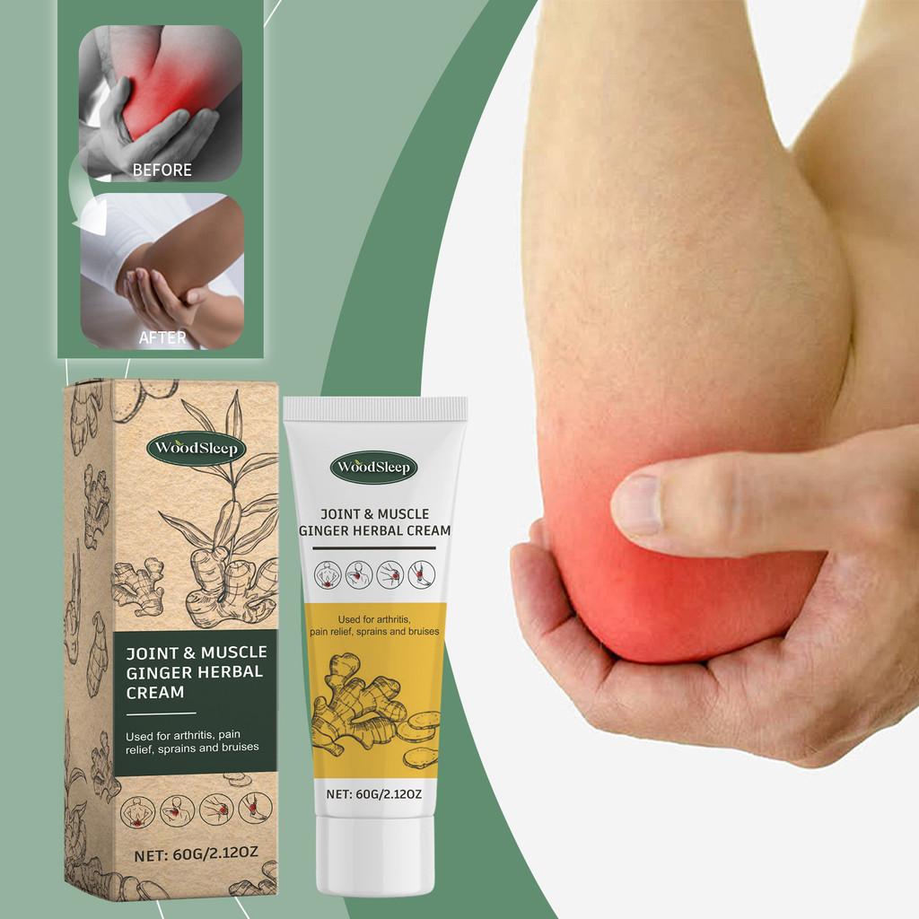Ginger Herbal Woodsleep Balm For Gentle Soothe Of Discomfort In Knees Wrists And