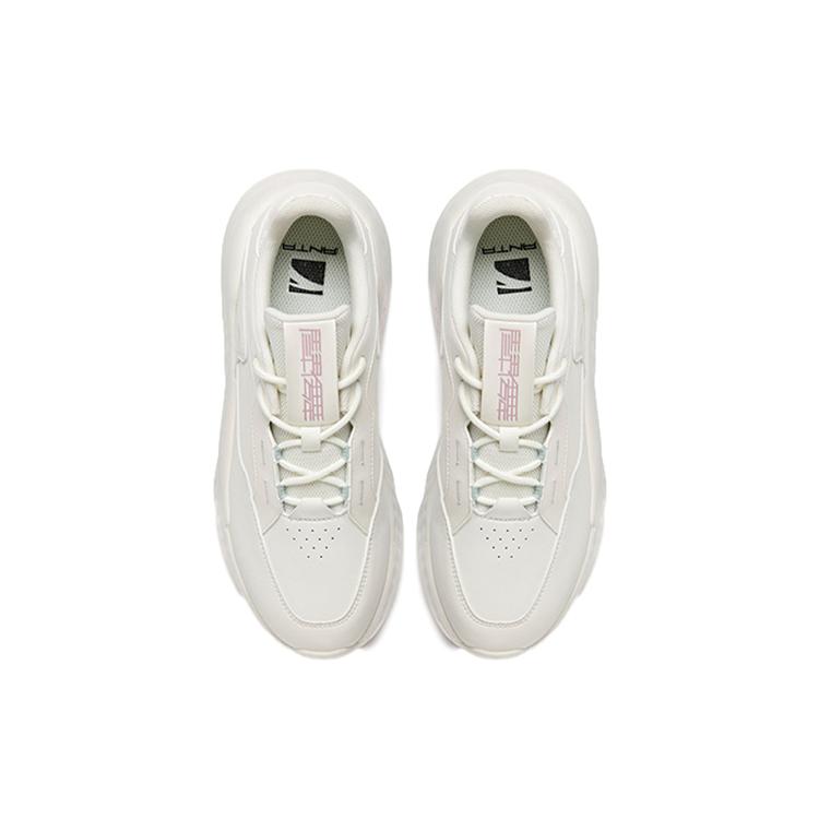 Anta Unruly Series Cushioning Slip Resistant Abrasion Resistant Breathable Low top Sports Casual Shoes Women's White 122038842-5