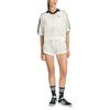 Adidas Originals Loose Classic Short Sleeve Knitted Crochet Polo Shirt Women tops KC6490