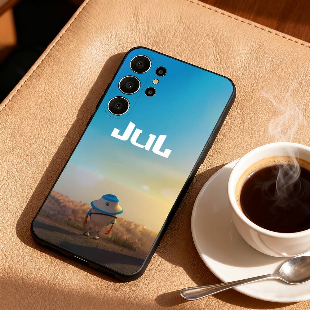 N-New Fashion Rapper Jul Phone Case For Samsung S25,24,23,22,30,21,10,9,Ultra,Plus,Lite,FE Soft Black Case