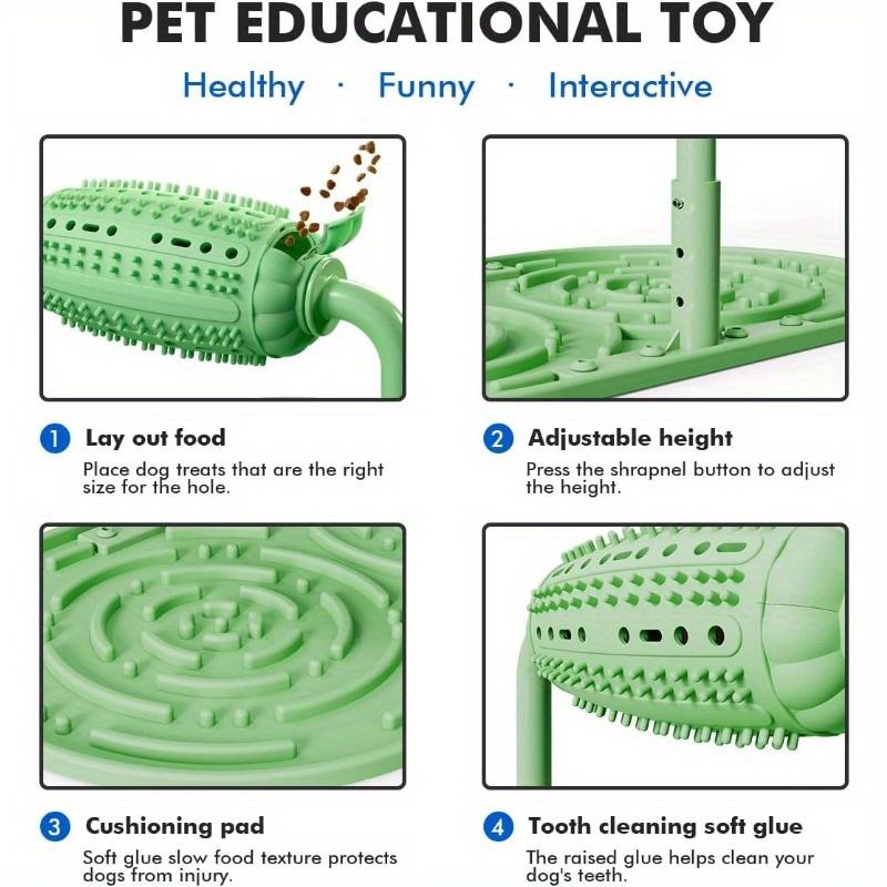 Interactive Scroll Dog Feeder Toy - Slow Feed Silicone Mat For Small To Medium Breeds, Intellectual Food Dispenser
