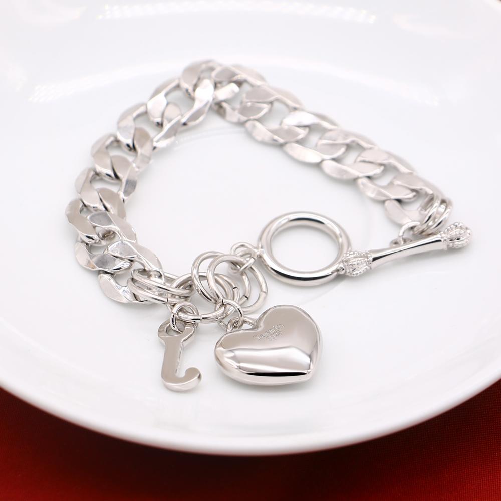 

Женский браслет из серебра 925 пробы 12 мм, кубинский браслет в подарок