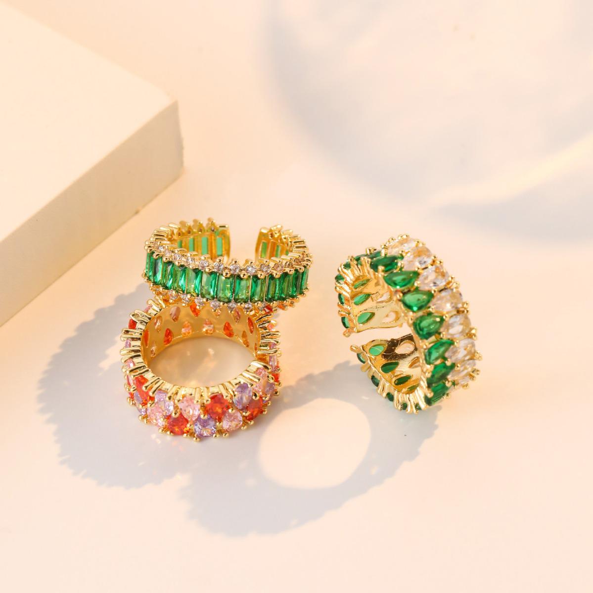 

Women s Adjustable Zircon Ring: Sweet Japanese-Korean Style Niche Design