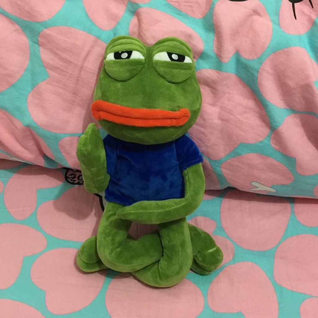 Creative Pepe Sad Frog The Frpg Wire Stuffed Animal Gift Plush Toy With Premium Quality