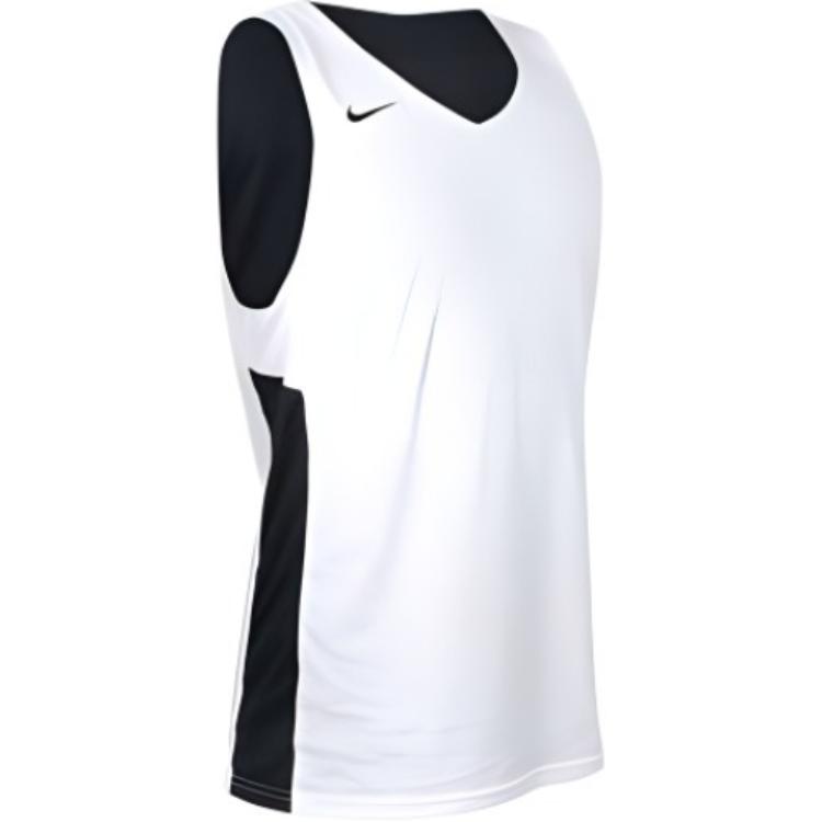 Nike Logo Print Reversible French Terry Sleeveless Basketball Vest Men Tops Black White 867766-012