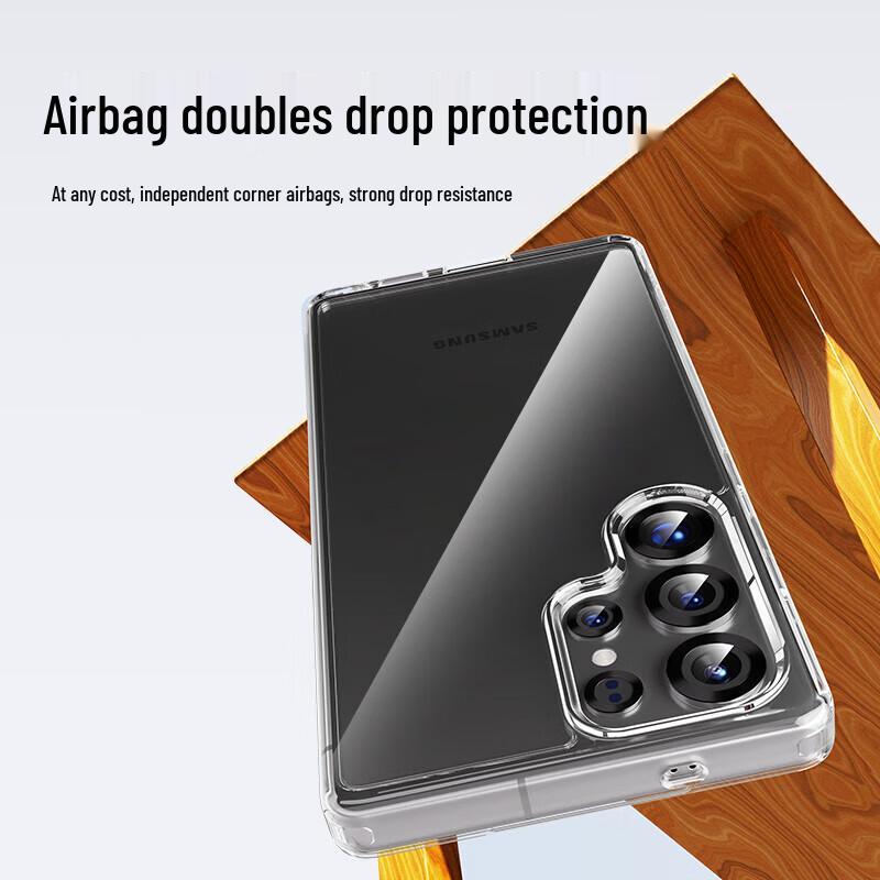 PERFECTSIGHT Clear Shockproof Phone Case for Samsung Galaxy S25 Ultra