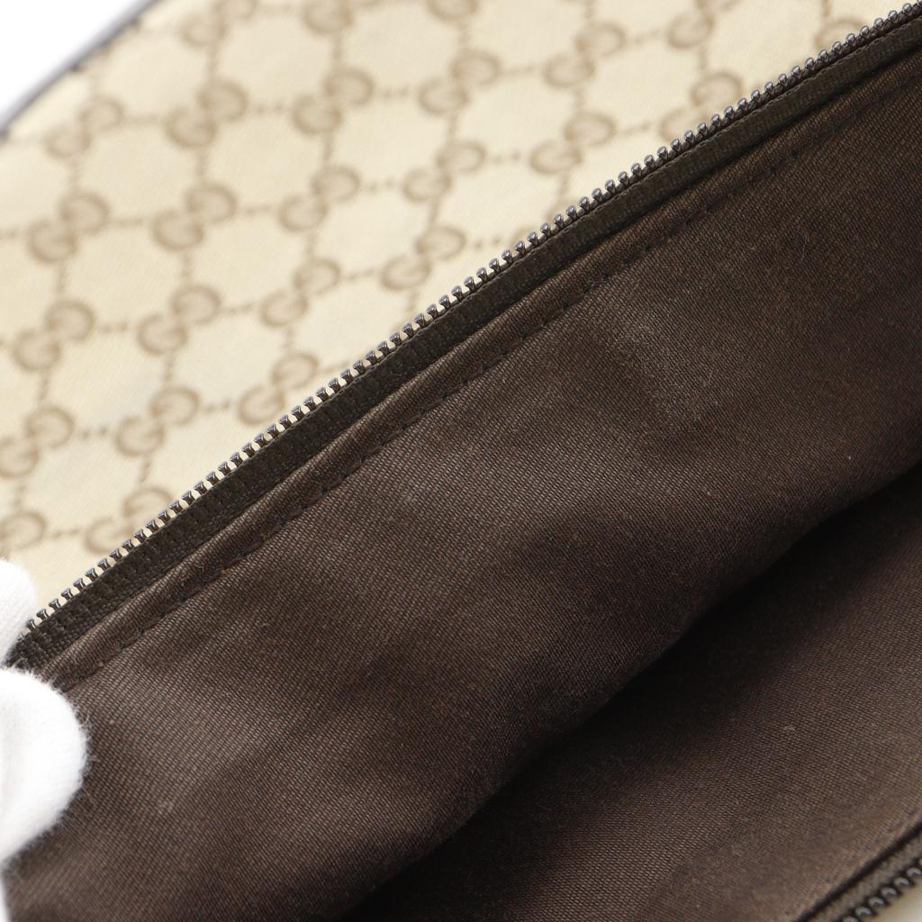 GUCCI Shoulder Bag 145857 Brown GG canvas unisex Used