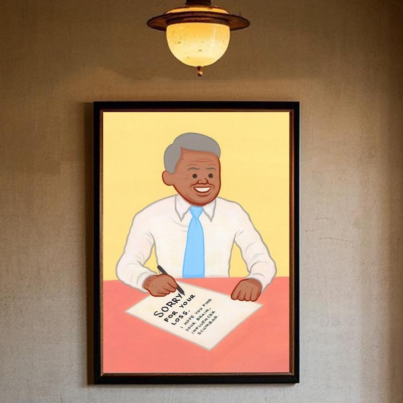 

Joan Cornella Art Prints Self-adhesive Art PosterHD art sticky wall waterproof home living room bedroom bar aesthetic decoration 21cm×30cm NoFrame