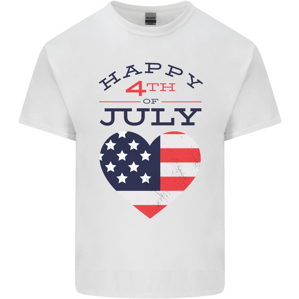 Independence Day Happy 4th of July Unisexs Light Cotton TShirt