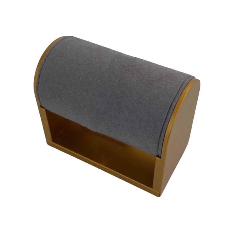 Multitiered Sturdy Metal Fashion Accessory Holder Portable for Watch Bracelet and Bangle Exhibition Home Organization