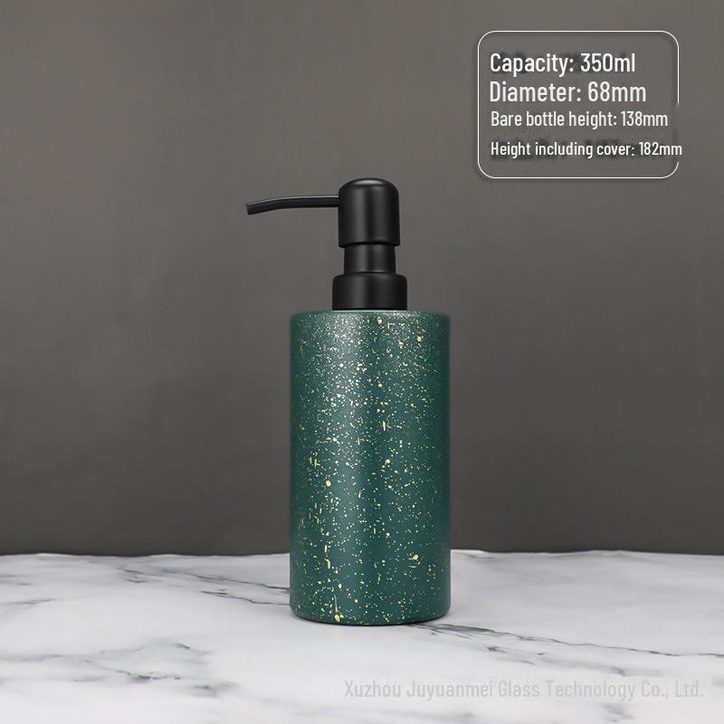 Nordic Style Glass Lotion & Soap Bottle for Home, Hand Sanitizer, and Hotel Shower Gel