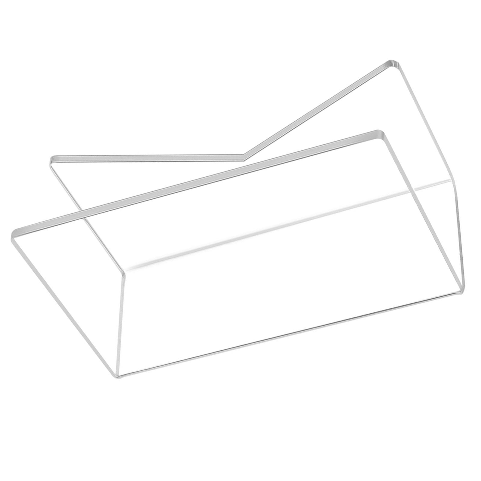 

Functional Envelope Holder Desk Mail Organizers for Letters Cards Clear Countertop Letter Holder with Sturdy Base