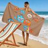 Gumball Cartoon Print Beach Towel, Large Soft Quick Dry Towel for Beach Camping Swimming