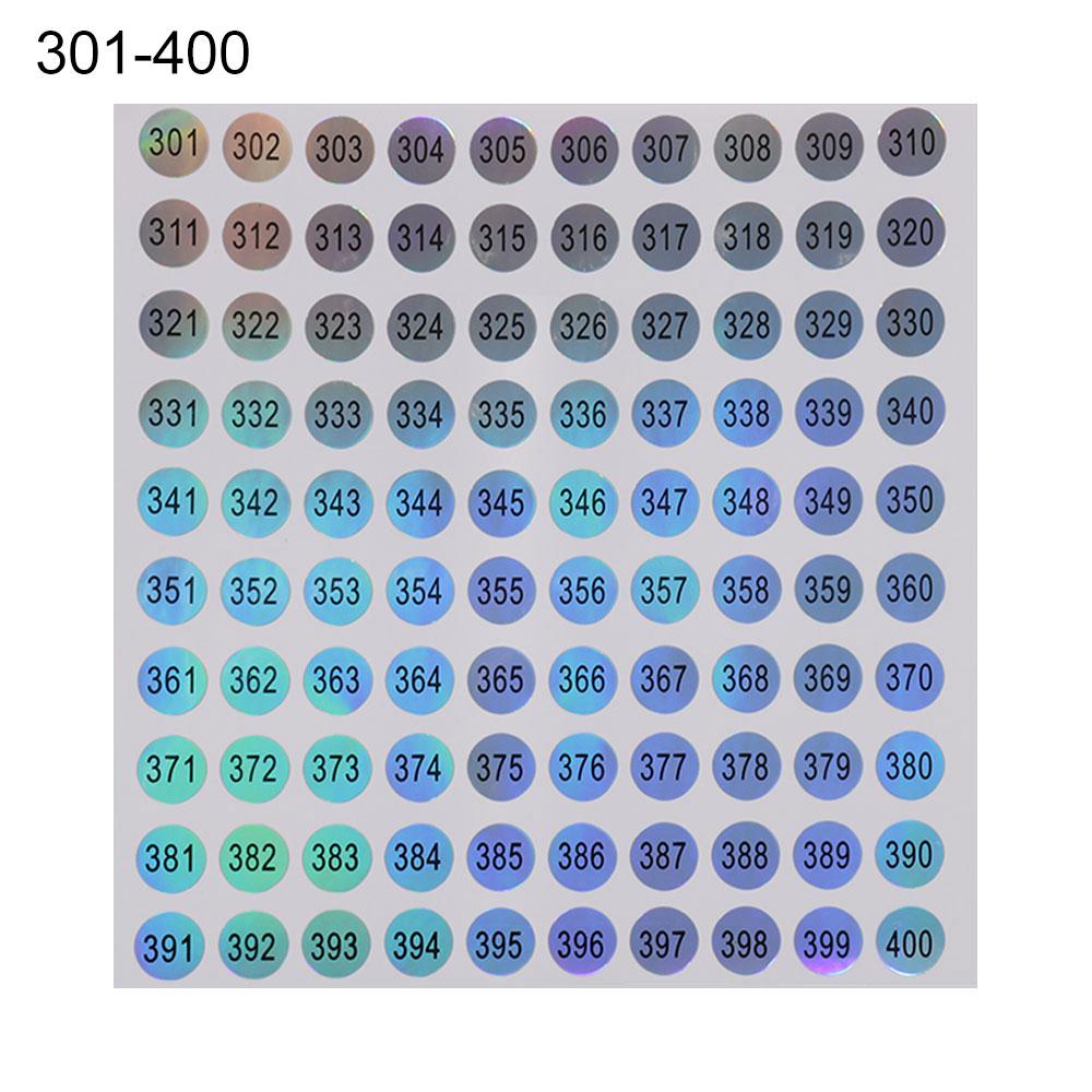 Craft Classification Sticky Package Label Diamond Paint Storage Self Adhesive Tags Digital Label Number Stickers Waterproof