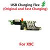 For Huawei Honor X9C Original USB Charging Port Dock SIM Card Reader Microphone Board Charger Flex Cable