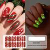 Christmas Nail Strips With Nail File Santa Claus Christmas Tree Sock Christmas Nail Strip Full Wraps For Women Holiday Art