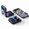Mission Yozakura Family Case for Samsung Galaxy Z Flip4 Flip3 5G PC Hard Cell Phone Shell Z Flip 4 3 Black Zflip4 Zflip3 Cover