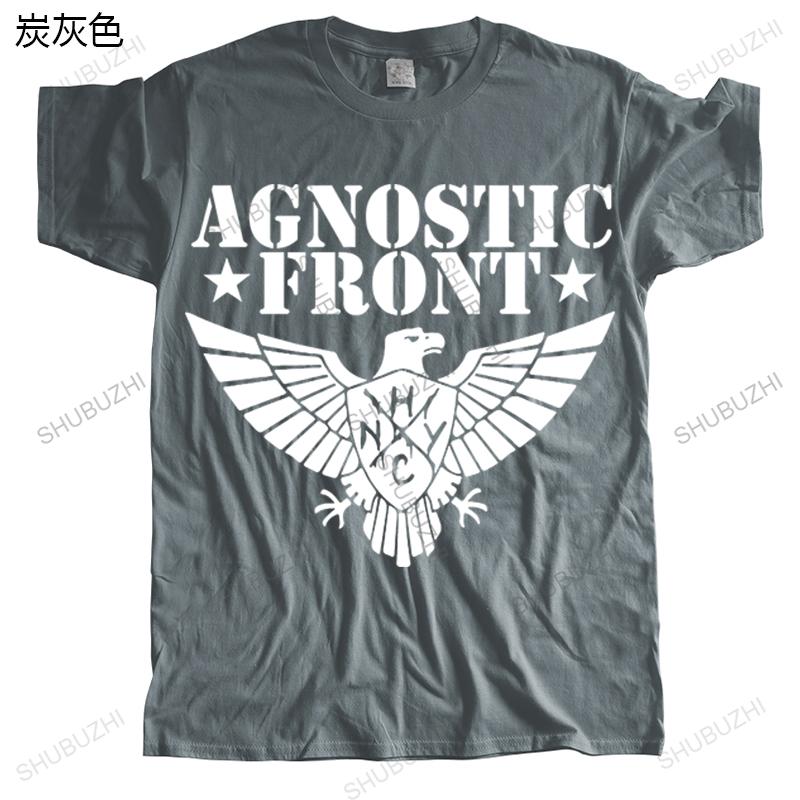 man summer short sleeve t shirt fashion funny tee tops AGNOSTIC FRONT drop shipping men cotton o-neck vintage loose teeshirt