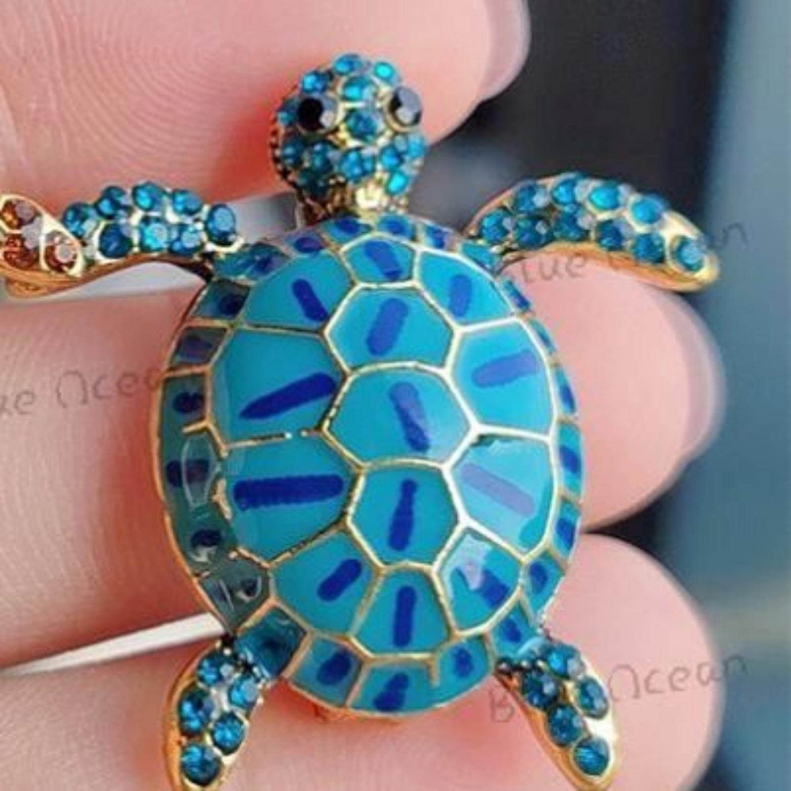 Стильная креативная брошь в виде животного-черепахи One Size