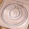 Imitation Pearl Necklace Bracelet Stud Earrings Three-Piece Set Fashionable Women'S Pearl Jewelry Set
